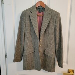 Lauren Ralph Lauren Checkered Blazer  Size 6